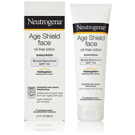 Neutrogena Age Shield Face Lotion Sunscreen Broad Spectrum SPF 110, 3 oz